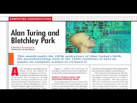 Computing Conversations podcast: Alan Turing at Bletchley Park