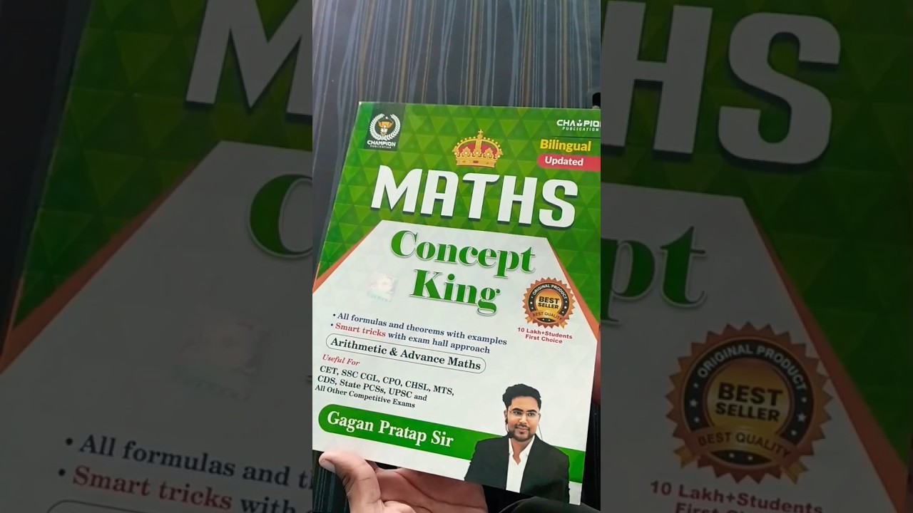 Maths Concept King Book Review for SSC CGL, MTS, CHSL Aspirants