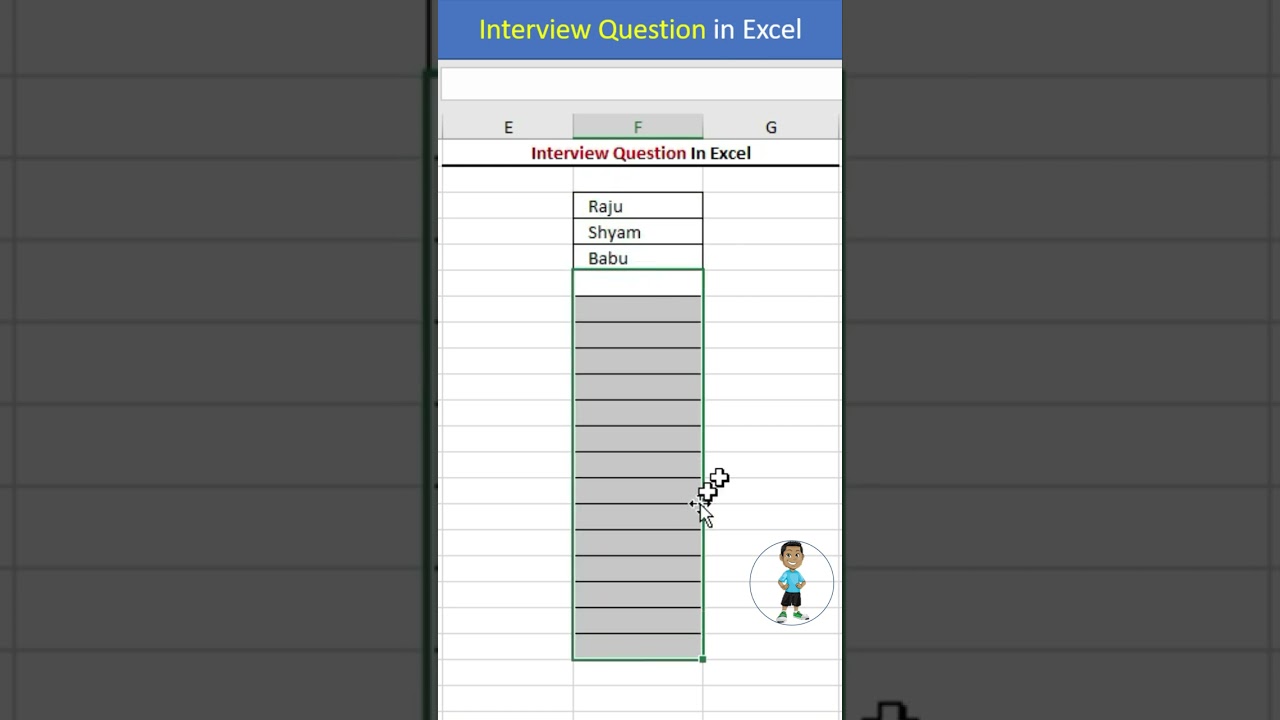 Excel Interview Tips & Tricks for 3D Sum 📊