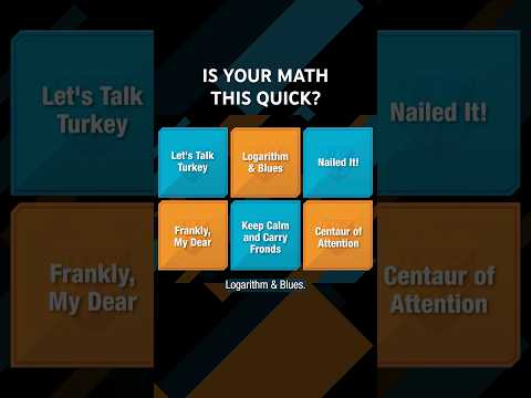 It’s everyone’s favorite: a math category! 🙃 Are your skills this quick? #HSQS16 #Quiz #GameShow