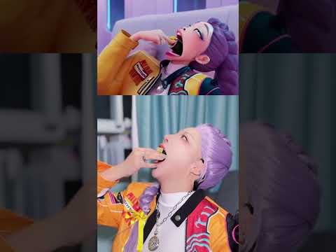 K-pop Demon Hunter Funny Zoey Rumi Mira Expression #cosplay #netflix   #comedy #funny #video #short