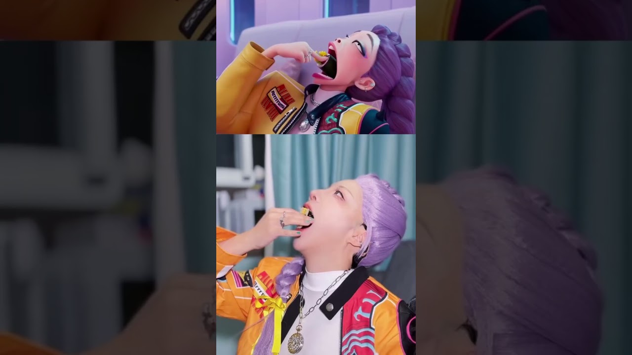 K-Pop Demon Hunters Come to Life! 😂✨ Funny Zoey, Rumi & Mira Cosplay Moments