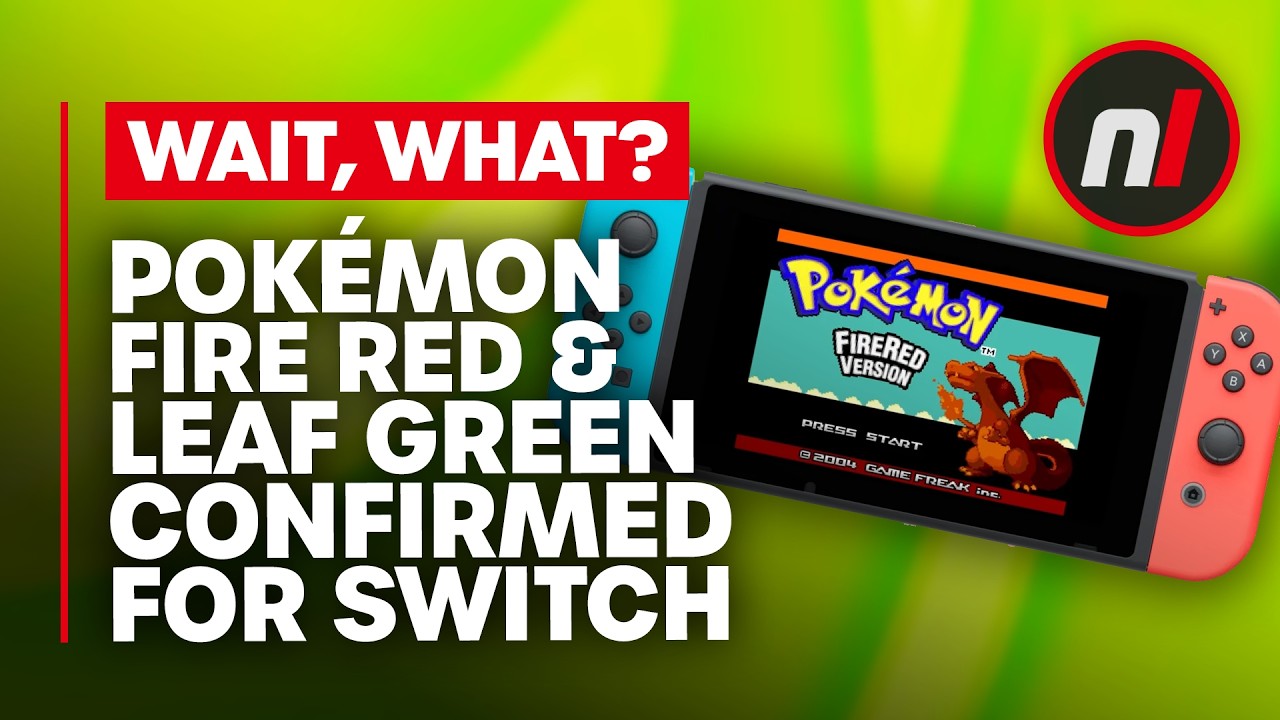 Pokémon Fire Red & Leaf Green Appear on Switch eShop