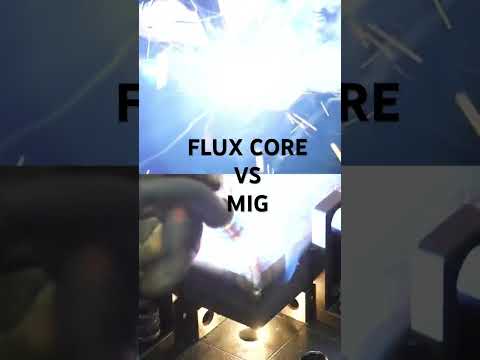 Flux core VS MiG! #welding