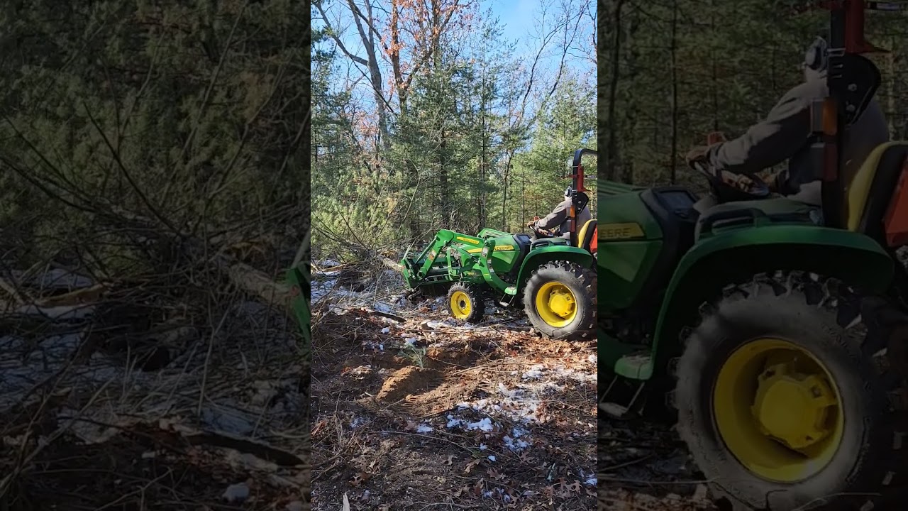 John Deere 3025e #uniforest #johndeere #3025e #stuntcardriver #johndeere3025e #uniforest35m