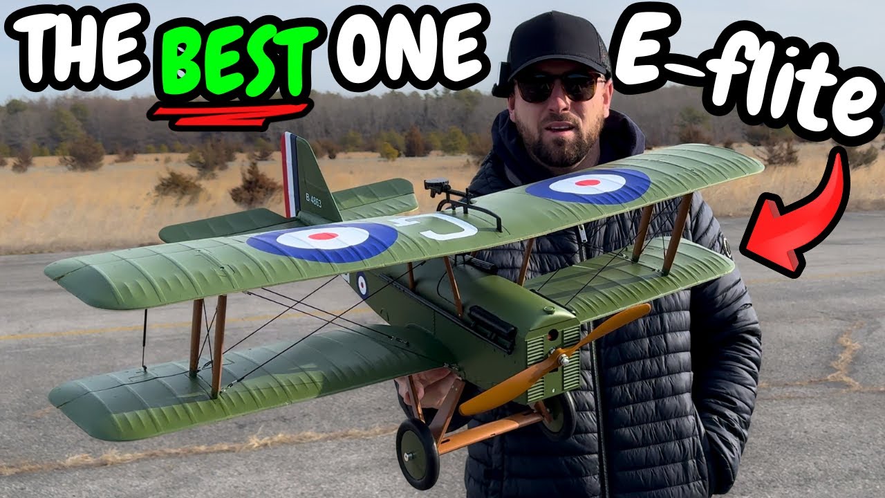 E-flite SE5a 900mm: Scale & Aerobatic RC Plane ✈️