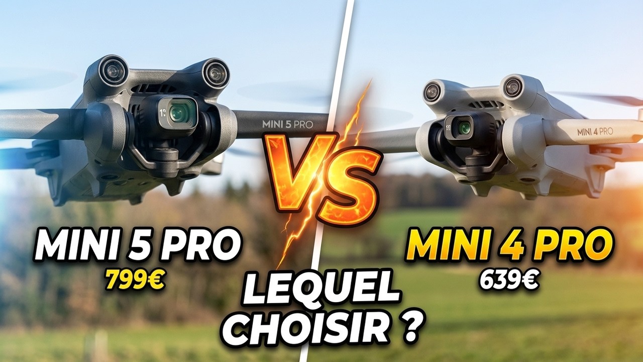 DJI Mini 5 Pro est-il meilleur que le Mini 4 Pro ?
