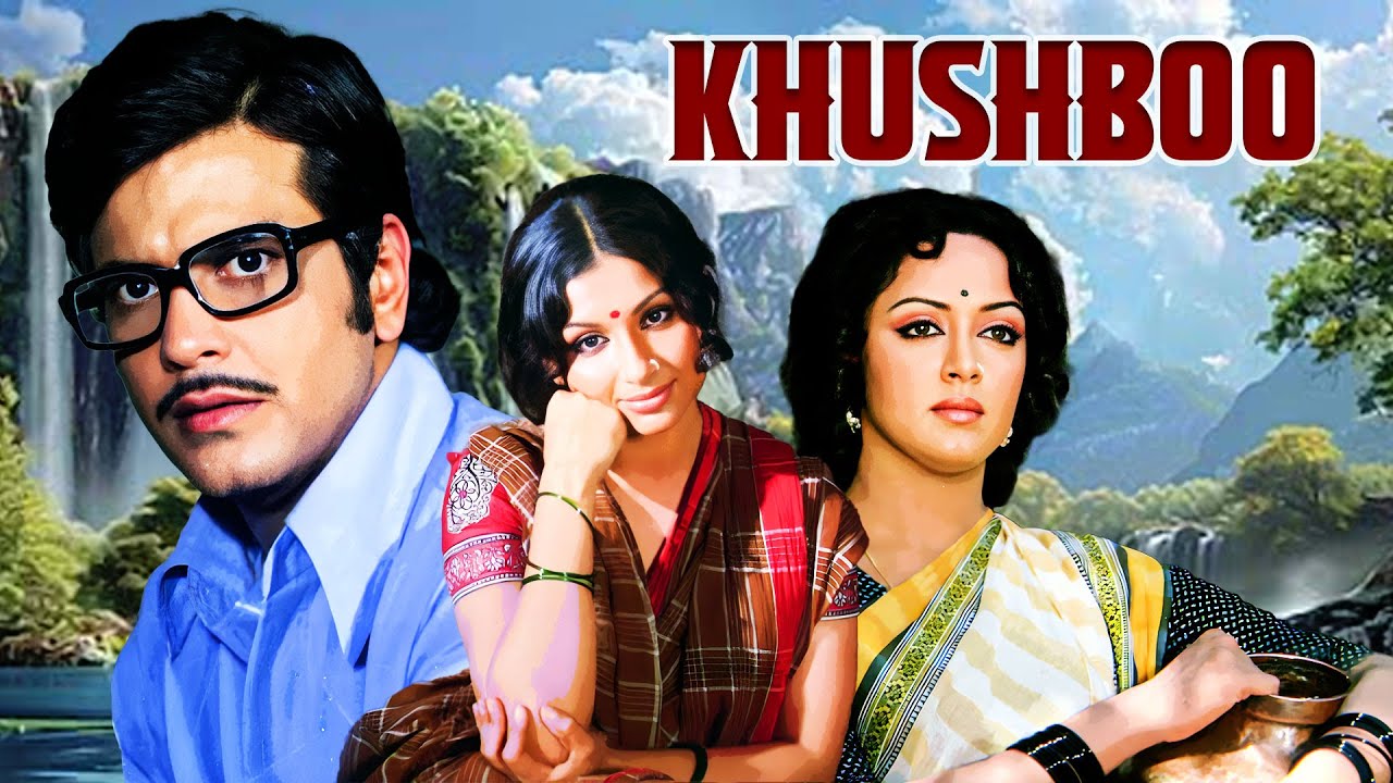 4K Bollywood Blockbuster Movie : Khushboo (1975) | Jeetendra, Hema Malini, Sharmila Tagore