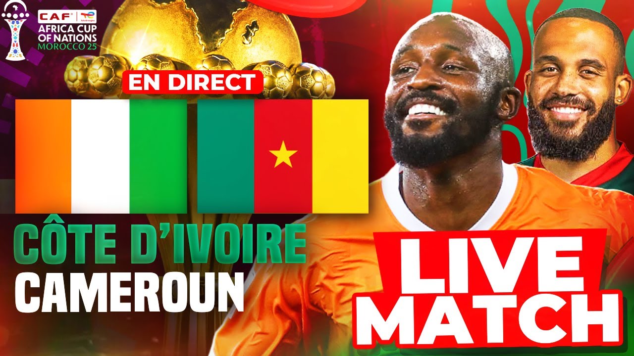 🔴COTE D'IVOIRE - CAMEROUN / CAN 2025