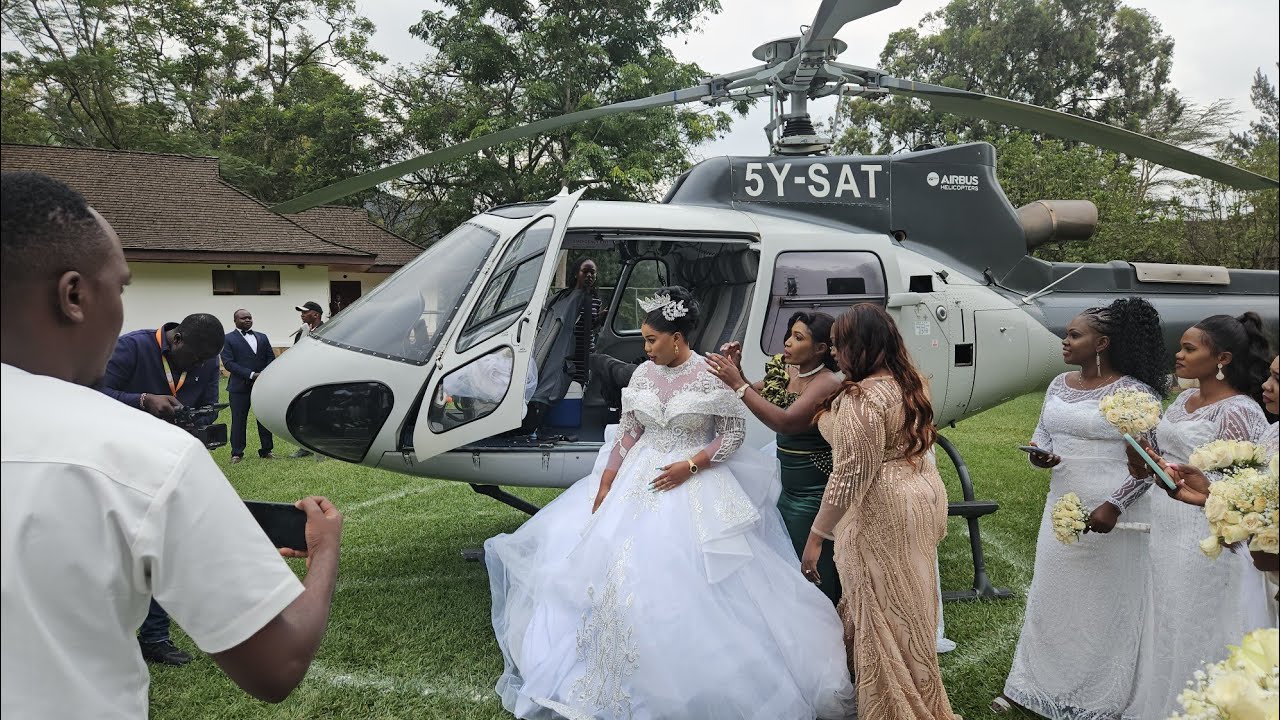 Fortune Mwikali's Wedding by Helicopter ✨