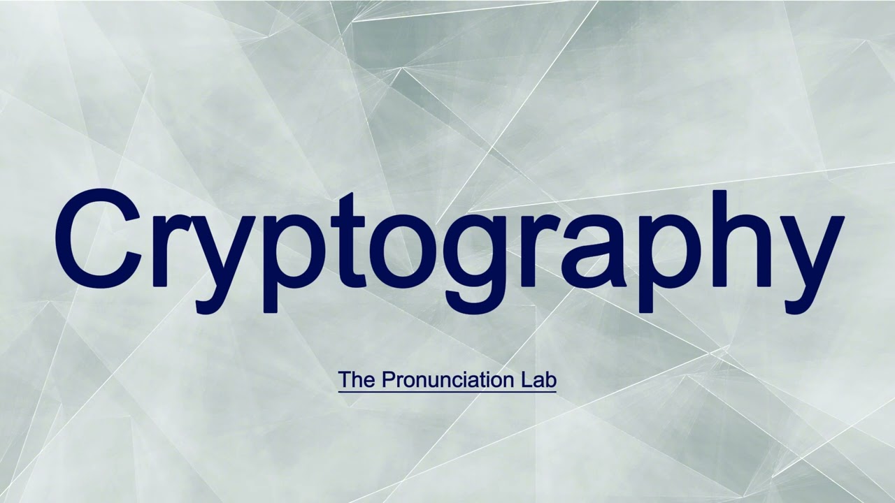 How to Pronounce 'Cryptography' Correctly 🔑 | Pronunciation Guide