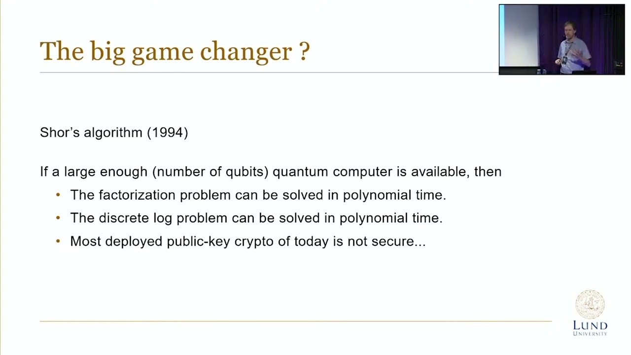 Thomas Johansson Explores the Future of Post-Quantum Cryptography 🔐