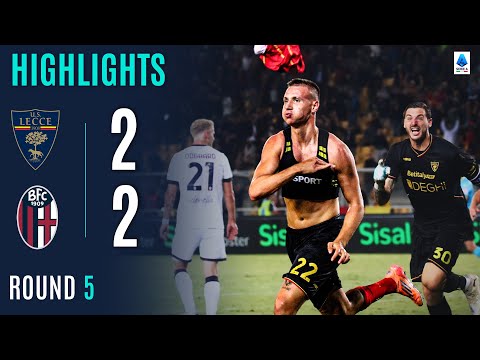 LECCE-BOLOGNA 2-2 | HIGHLIGHTS | Camarda’s first Serie A goal saves Lecce | SERIE A 2025/26
