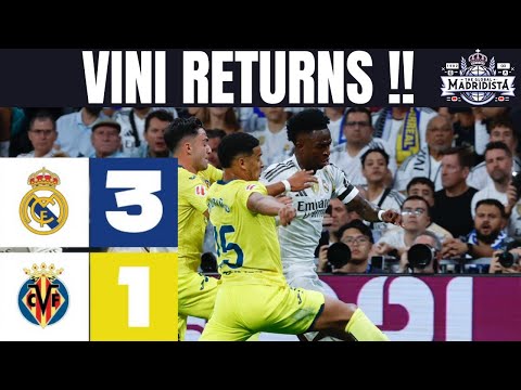 Real Madrid vs Villareal Post Match Analysis.