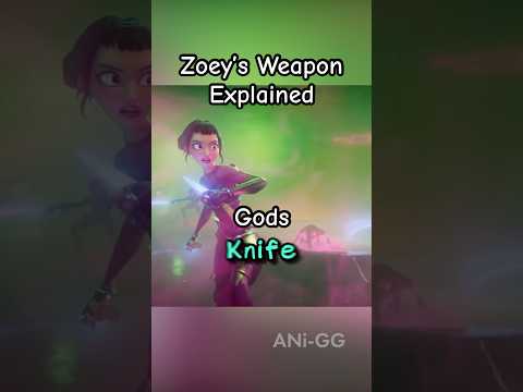 Zoeyโs Weapon is Harmless #kpopdemonhunters #huntrix #zoey #sajaboys