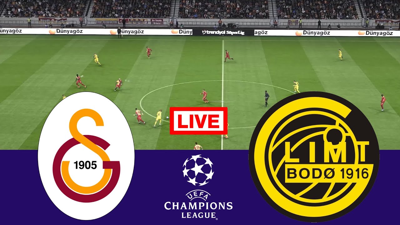 Galatasaray vs Bodø/Glimt Live Match | UEFA CL 2025/26