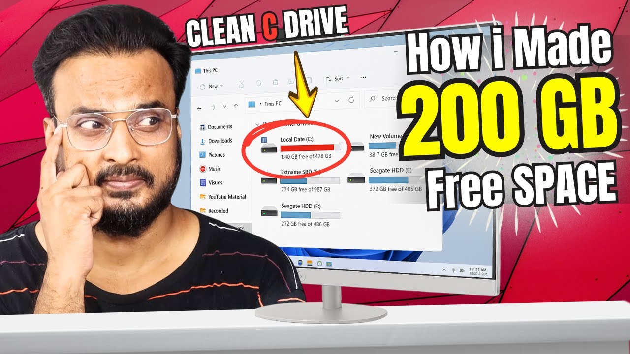 Free 150GB+ Space on C Drive in 8 Easy Steps 🧹