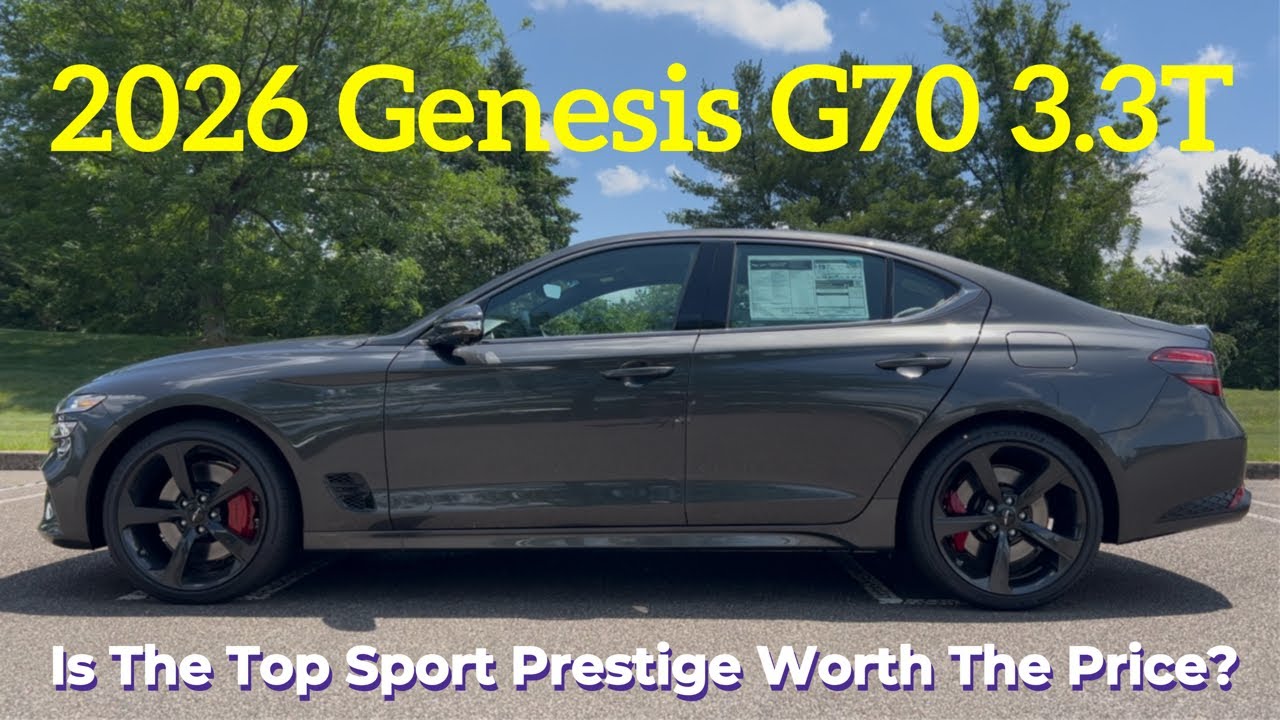2026 Genesis G70 Sport Prestige: Best Value Sports Sedan?