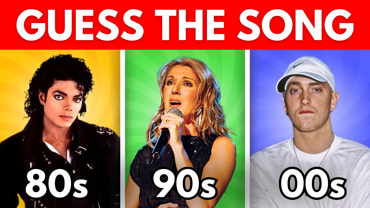 Guess the Iconic Songs from 80s, 90s & 2000s 🎶