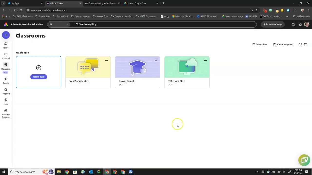 Adobe Express Classroom: Create Classes & Enroll Students