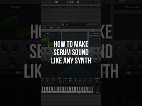 How to make serum sound like any synth #shorts