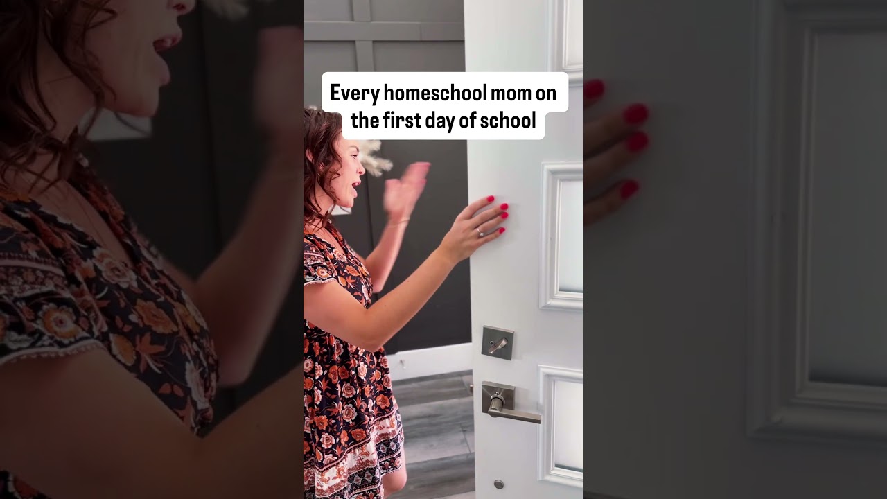 Homeschool Parents on the First Day of School! 📚😂
