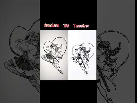 FSF VS Ismail Artist 😱 ll..💥 #shorts #art #anime