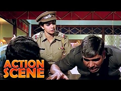 Jackie & Sridevi Fight Scene | Jawab Hum Denge | HD