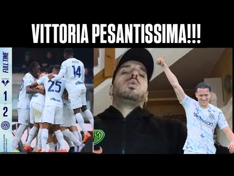 VERONA-INTER 1-2: VINTA ALLA CONTE, GODO, CHE CUL0! PUNTI PESANTISSIMI! SOMMER, LAUTARO, ZIELINSKI..