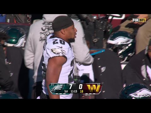 Luke McCaffrey's 47-yard kick return sets Commanders up in Eagles' territory