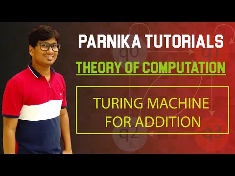 L 102: Turing machine for unary addition | Turing machine as adder | Turing machine as transducer