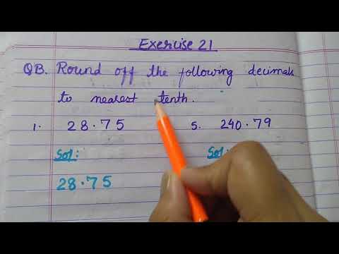Rounding off decimal to nearest tenth