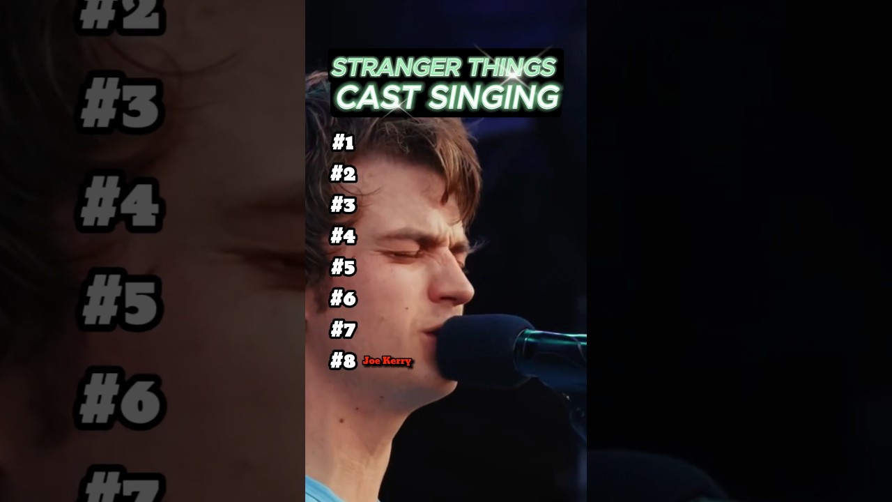 Stranger Things Cast Singing 🎤