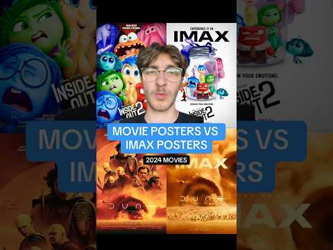 REGULAR VS IMAX MOVIE POSTERS‼️❄️ #movies