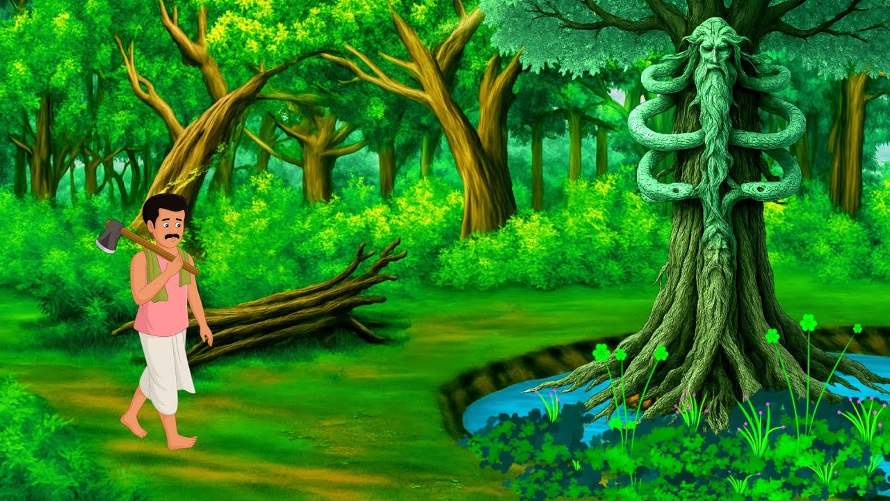 मायावी पेड़ और जंगल का रहस्य 🌳