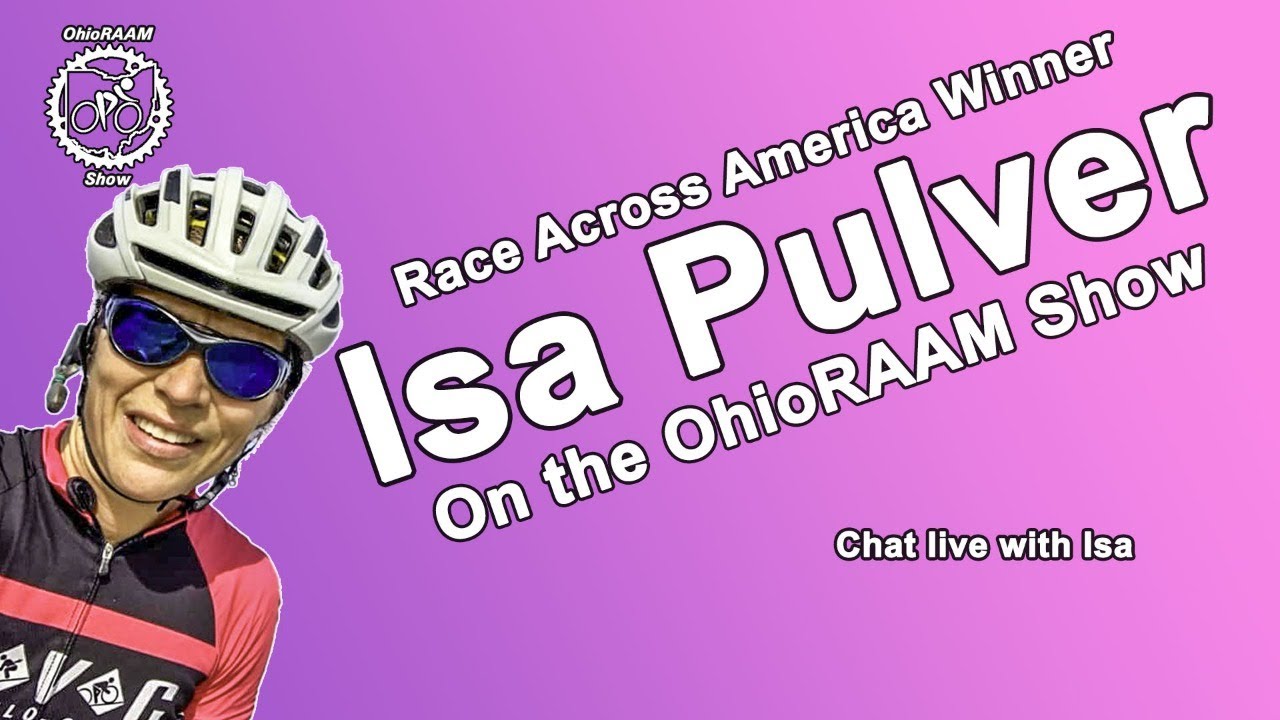 Race Across America Champion Isa Pulver Live on OhioRAAM Show 🚴♀️