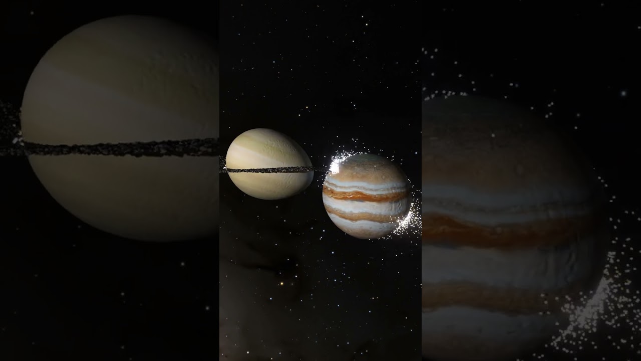 What If Saturn and Jupiter Collided? π