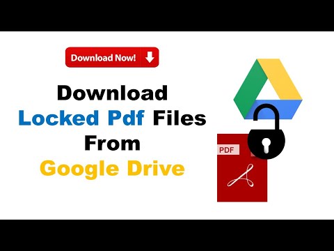 How To Download View Only PDF files From Google Drive | Download it in 6 easy steps