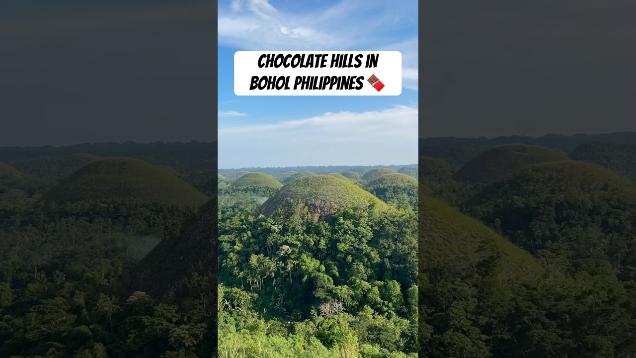Bohol Philippines Chocolate Hills π«π΅π #chocolatehills #bohol #lovephilippines #travelcouple