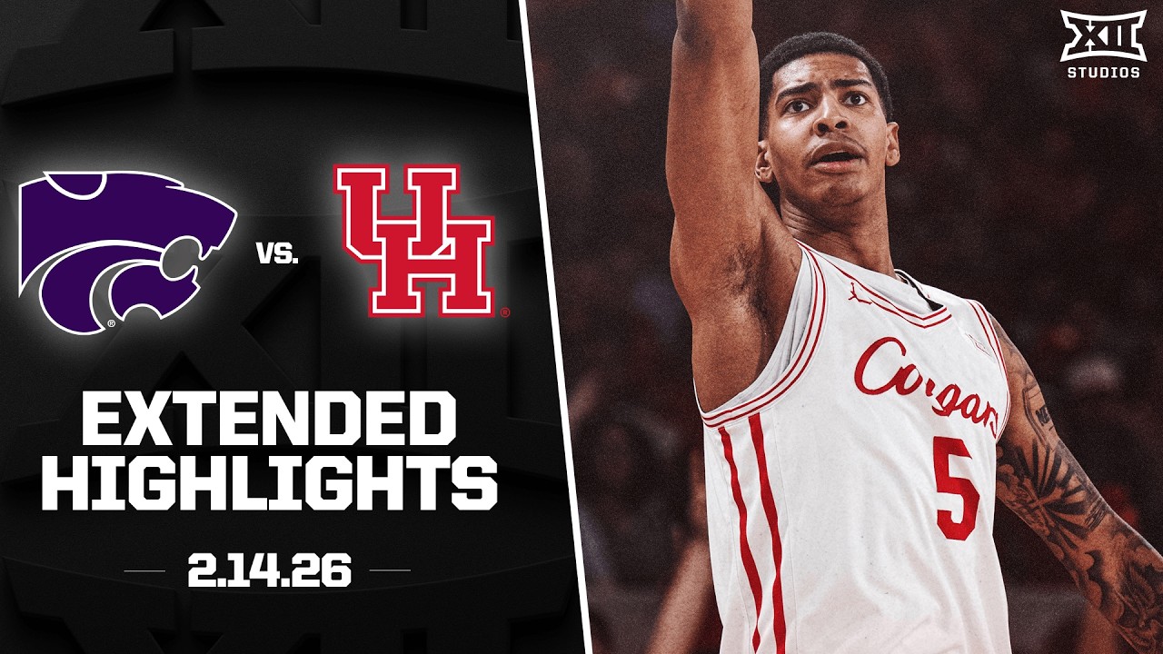 Kansas State vs. #3 Houston Highlights | 2025-26 Big 12 🏀