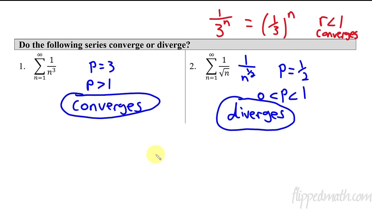 Calculus BC: Harmonic & p-Series (Section 10.5) ๐