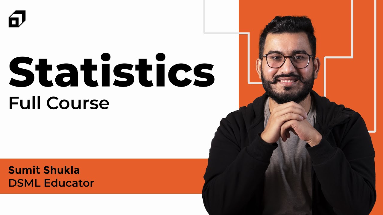 Comprehensive Statistics Course for Data Science | Probability & Statistics Tutorial by SCALER