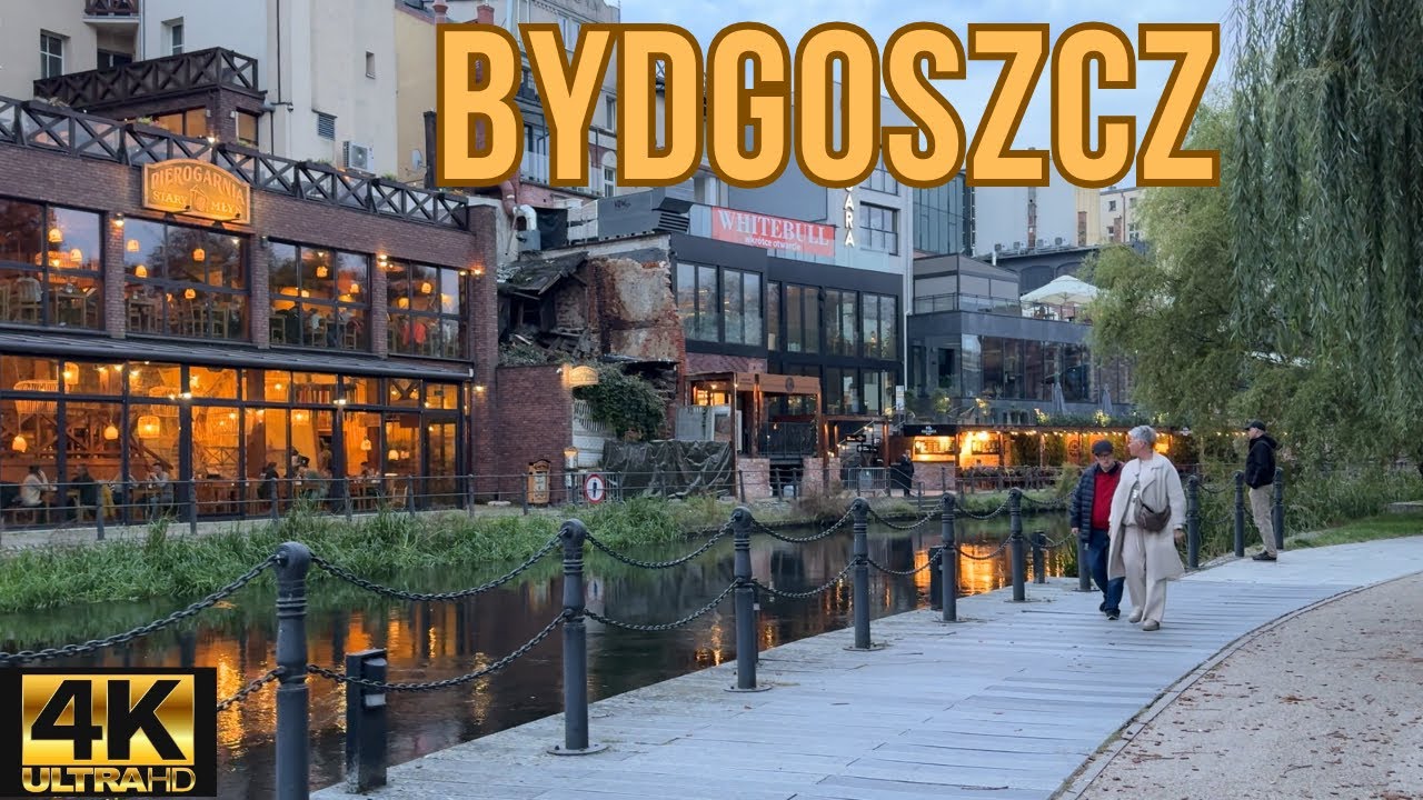 Bydgoszcz: Piękno Miasta 🌊 | Spacer z kamerą 4K-60fps