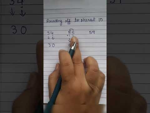 ROUNDING OFF TO THE NUMBER TO NEAREST 10| HOW TO ROUND OFF THE NUMBER