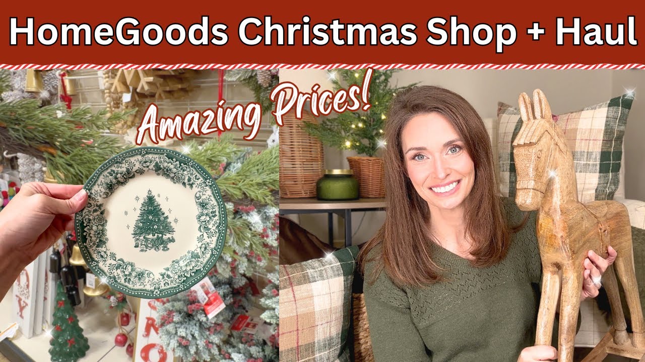 HomeGoods Christmas 2025 Shop & Haul 🎄