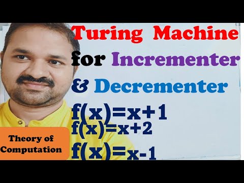 Design a Turing Machine for Incrementer || Decrementer || function f(x)=x+1 || f(x)=x+2 || f(x)=x-1