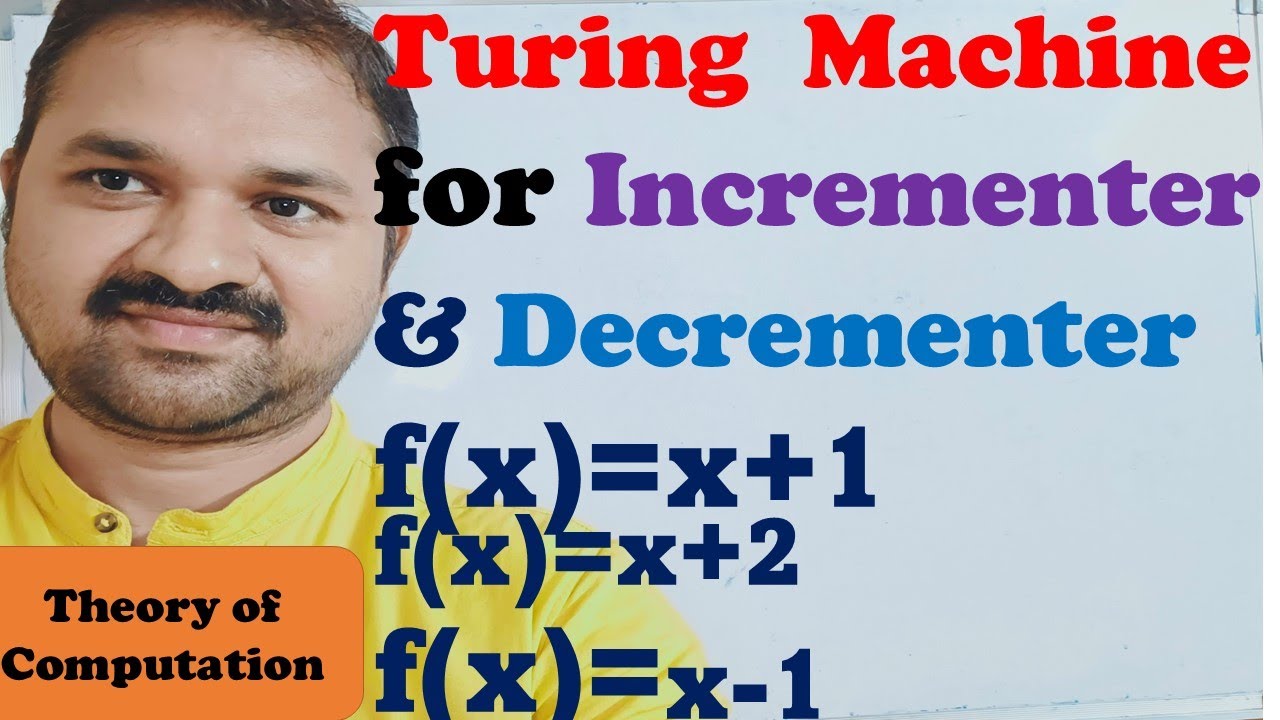 Designing Turing Machines for Increment, Decrement, and Addition Functions 🤖