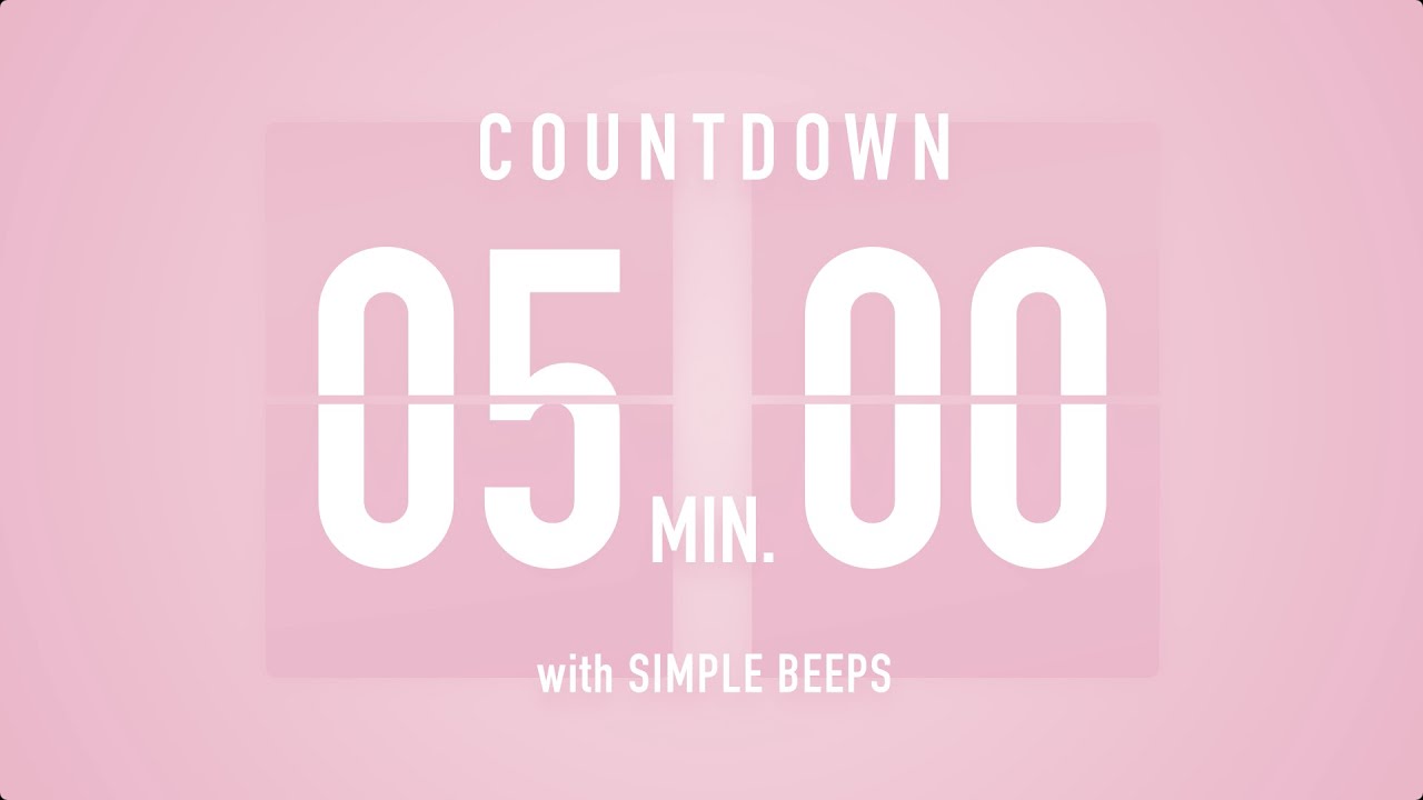 5-Minute Flip Countdown Timer ⏰