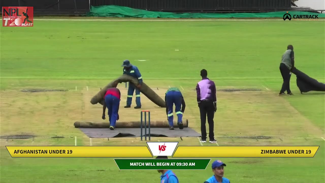 Zimbabwe U19 vs Afghanistan U19 - Live from Harare 🏏