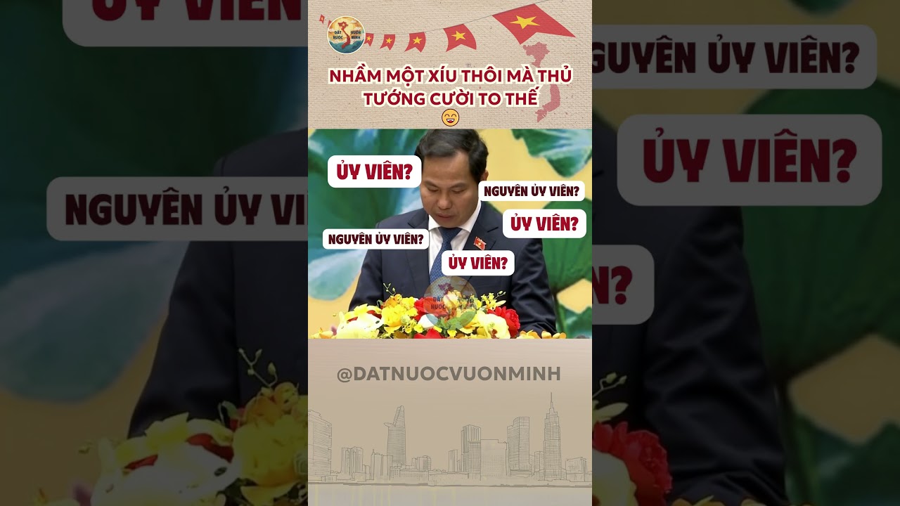 Thủ tướng cười to vì nhầm nhỏ 🥲